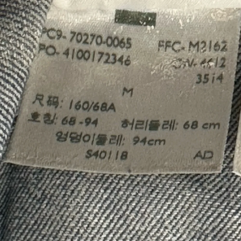 Levi Strauss & Co. Customized Acid Wash Painted Denim Jacket Medium